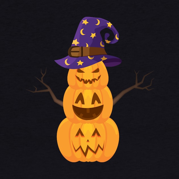 Halloween Pumpkin Snowman Witch Hat Boys Kids Girls Gift by foxmqpo